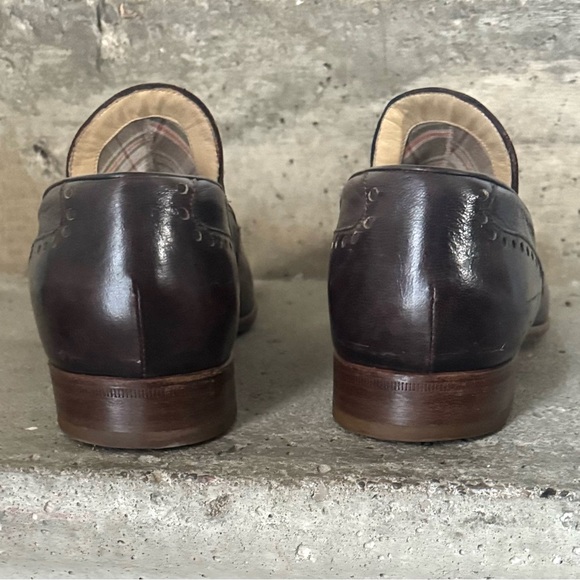 Stylish full leather Barracuda shoes in good used condition size 43 - Picture 5 of 6